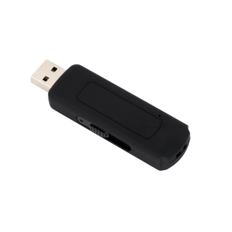 Clé USB micro enregistreur espion 20h en détection de bruit